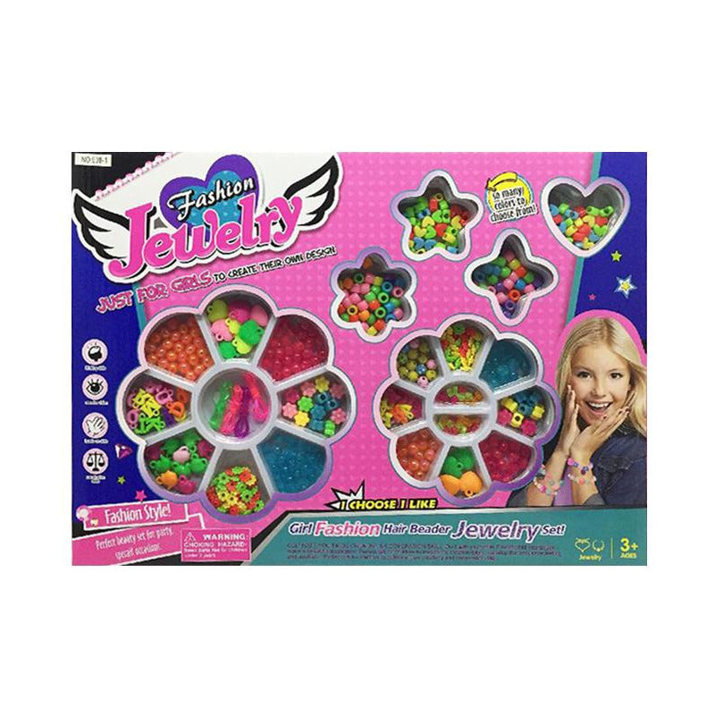 Juego Infantil Kit Pulseras Y Collares Para Niños Y Niñas