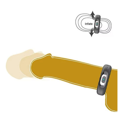 Anillo Masculino Con Vibración Juguete Sexual Usb Negro