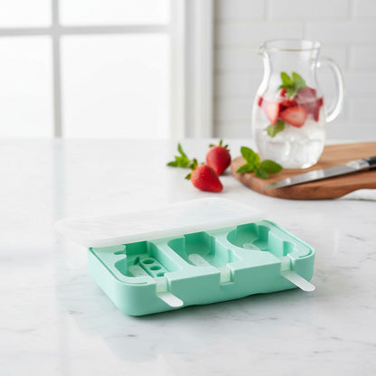 Molde De Silicona Para Paletas De Helado 3 Espacios Variado