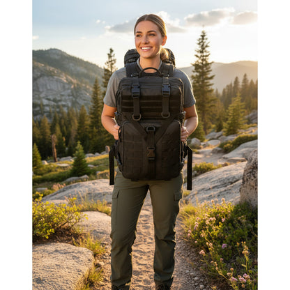 Mochila Táctica De 50 L Militar Impermeable Camping Premium
