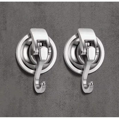 Ganchos Para Toalla X2 Unid Con Ventosa Toallero Baño Cocina