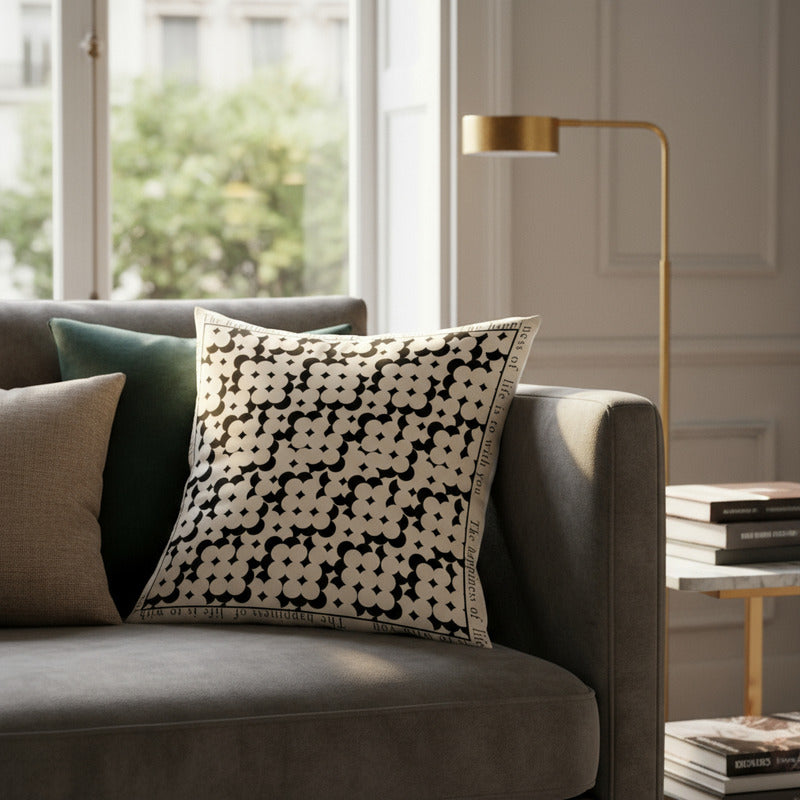 Fundas De Almohadón X2 Decoración Hogar Casa Microfibra Cod2