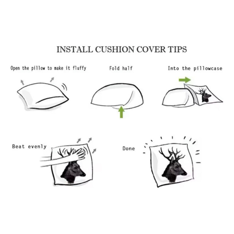 Funda De Almohadón X2 Decoración Hogar Casa Microfibra Cod.1