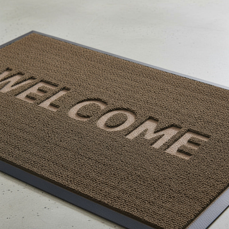 Alfombra De Entrada A Casa Hogar Felpudo Bienvenido Welcome