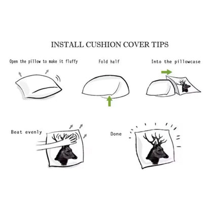 Funda De Almohadón X2 Decoración Hogar Casa Microfibra Cod.1