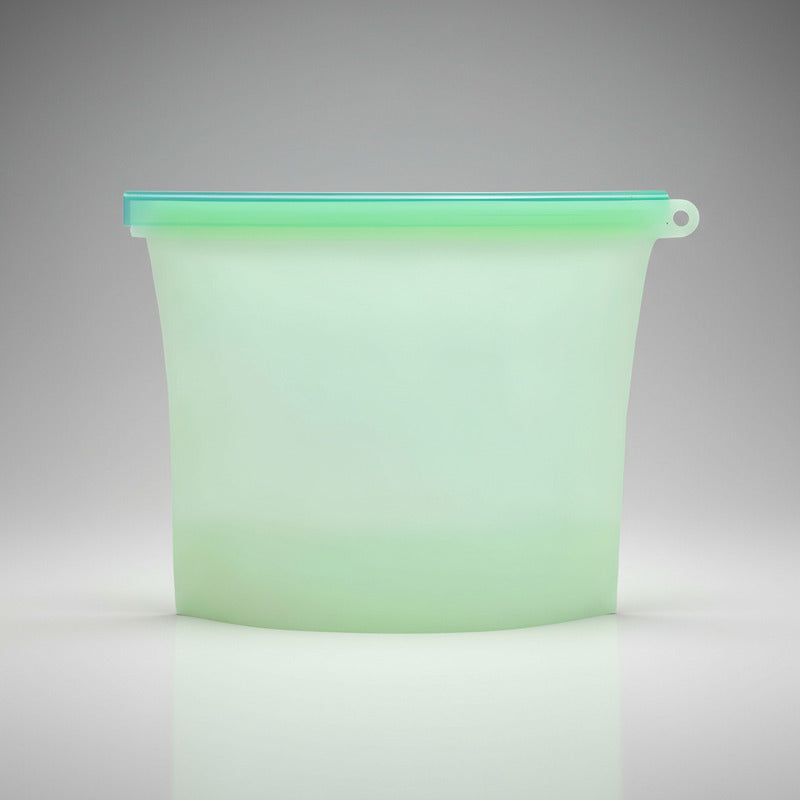 Bolsas De Silicona X2 Conserva Alimentos Reutilizable 1000ml