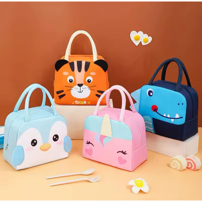 Lonchera Térmica Infantil Conservadora Niño Niña Animales