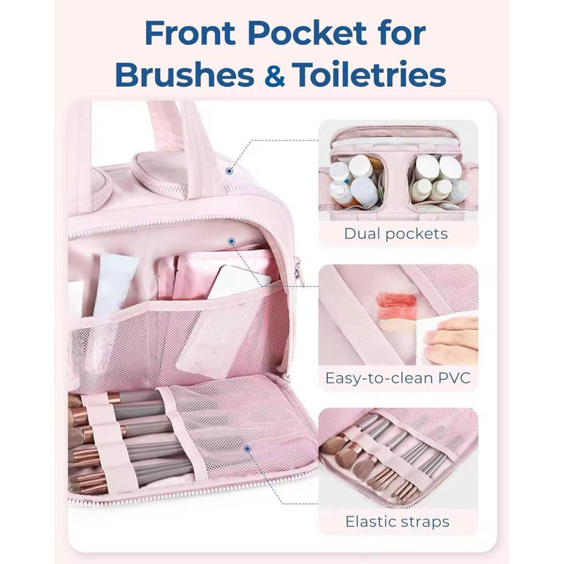 Neceser De Viaje Porta Maquillaje Cosméticos Mujer Premium