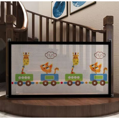 Barrera De Seguridad Para Escalera Bebes Malla Separadora Gr