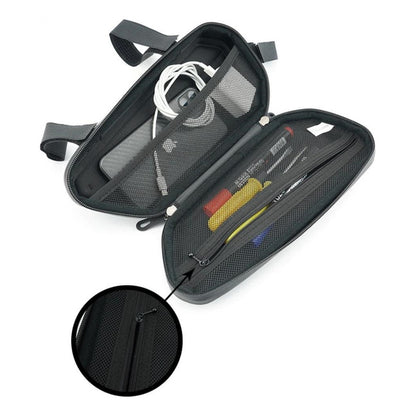 Bolso De Bicicleta Bici Bolsa Impermeable Rígido Anticaídas Negro