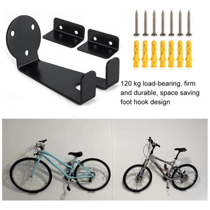 Soporte Para Colgar Bicicleta En Pared Gancho Para Bici Negro