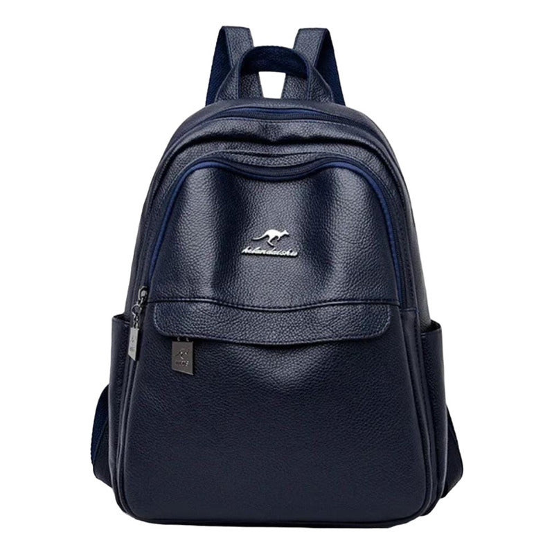 Mochila De Mujer Casual Dama Eco Cuero Cuerina Antirrobo C2