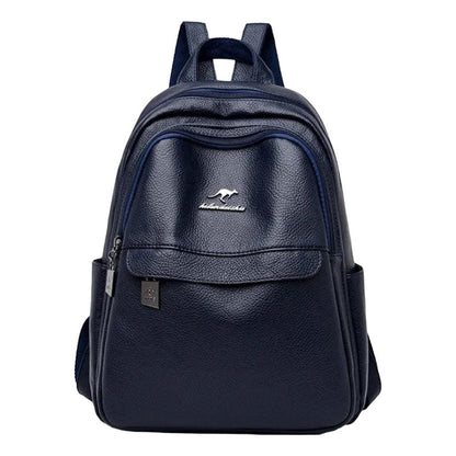 Mochila De Mujer Casual Dama Eco Cuero Cuerina Antirrobo C2