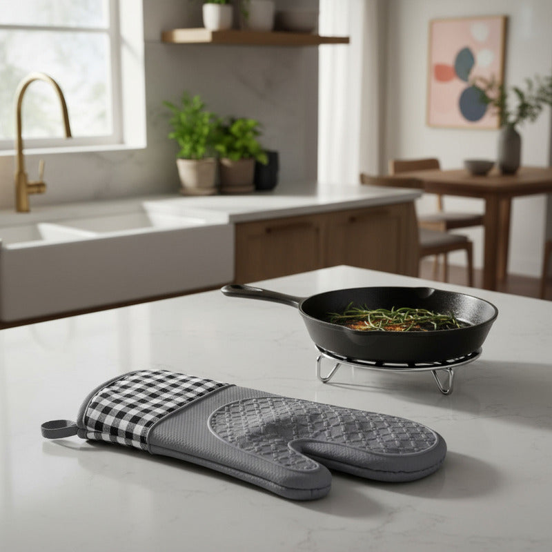 Guante Manopla De Cocina Agarradera De Silicona Gastronomía