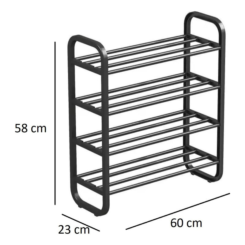 Zapatera De 4 Pisos Organizador De Zapatos Y Calzado Estable