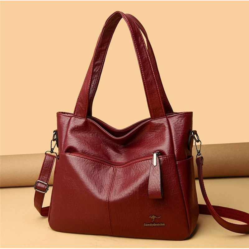 Cartera Bolso Bandolera Dama Mujer Ajustable Eco Cuero C1