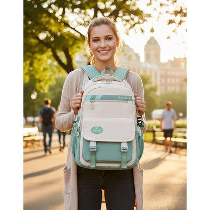 Mochila Escolar Liceal Unisex Impermeable Viaje Jianglida