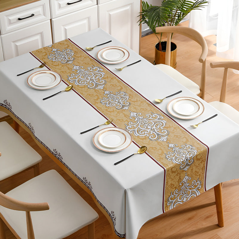 Mantel Para Comedor Impermeable Decorativos Diseño 180x140cm
