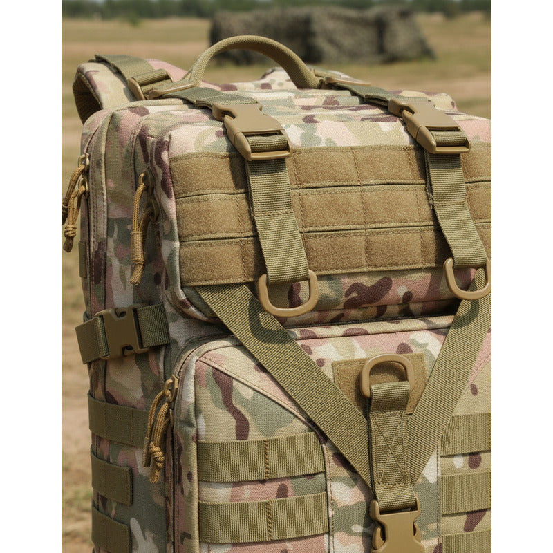 Mochila Táctica De 50 L Militar Impermeable Camping Premium