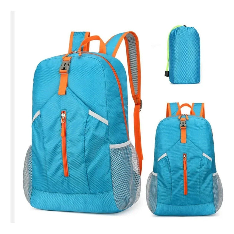 Mochila Deportiva Impermeable Unisex Urbana Bolsa Plegable