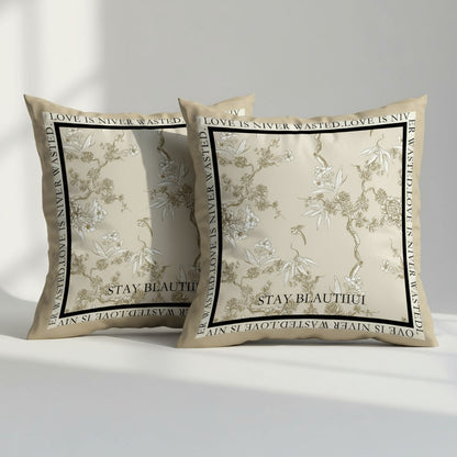 Fundas De Almohadón X2 Decoración Hogar Casa Microfibra Cod2