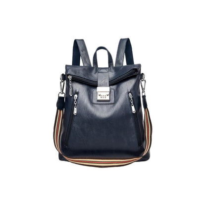 Mochila Cartera Bolso Antirrobo Eco Cuero Moda Dama Numérica