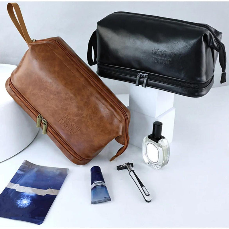Neceser De Eco Cuero Bolso Organizador De Viaje Bolsa Unisex