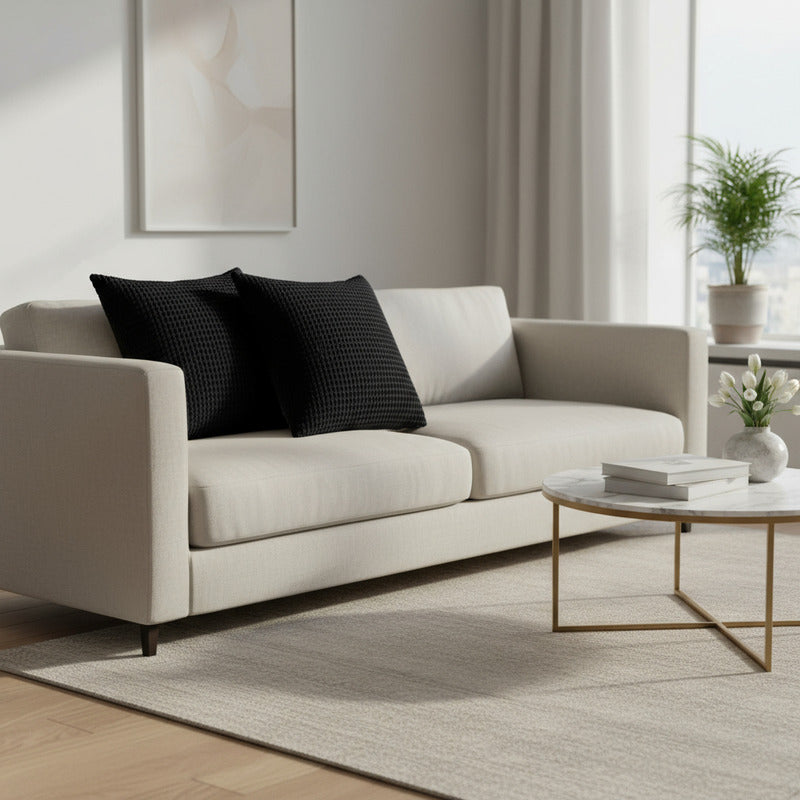 Fundas De Almohadón X2 Decoración Hogar Casa Poliester Cod.3