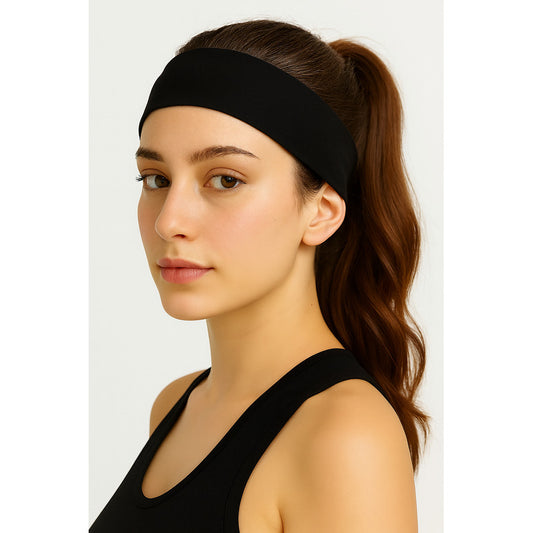 Diadema Deportiva X1 Vincha Para Deporte Elástica Colores Negro