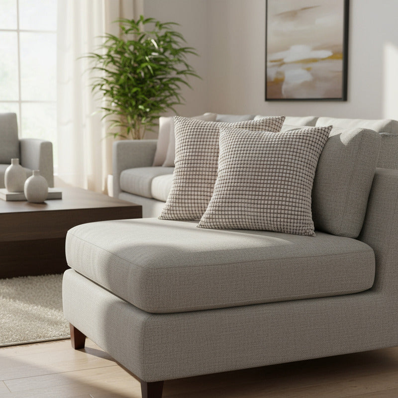 Fundas De Almohadón X2 Decoración Hogar Casa Poliester Cod.3