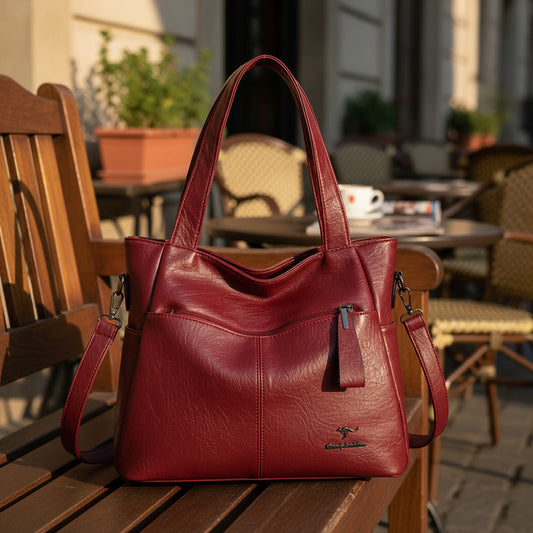 Cartera Bolso Bandolera Dama Mujer Ajustable Eco Cuero C1