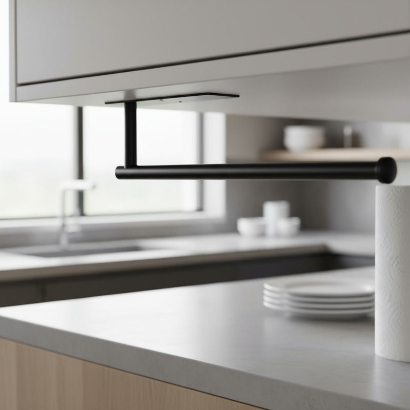 Portarrollos Papel De Cocina Soporte Para Toalla En Baño