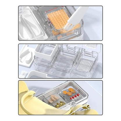 Pastillero Para Medicamentos Corta Y Muele Pastilla Diario