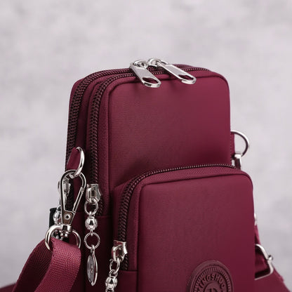 Morral Bandolera Unisex Pequeña Para Celular Varios Colores Rosa