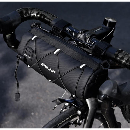 Bolso De Bici Bicicleta Impermeable Para Cuadro Y Manillar Negro