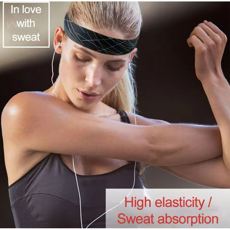 Diadema Deportiva Vincha Para Pelo Correr Fitness Elástica