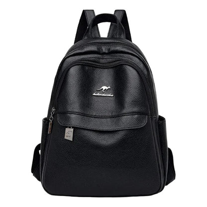 Mochila De Mujer Casual Dama Eco Cuero Cuerina Antirrobo C2