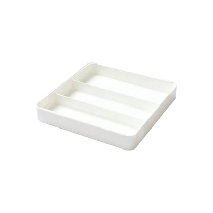 Organizador Separador De Cubiertos Para Cajón Extensible  Blanco