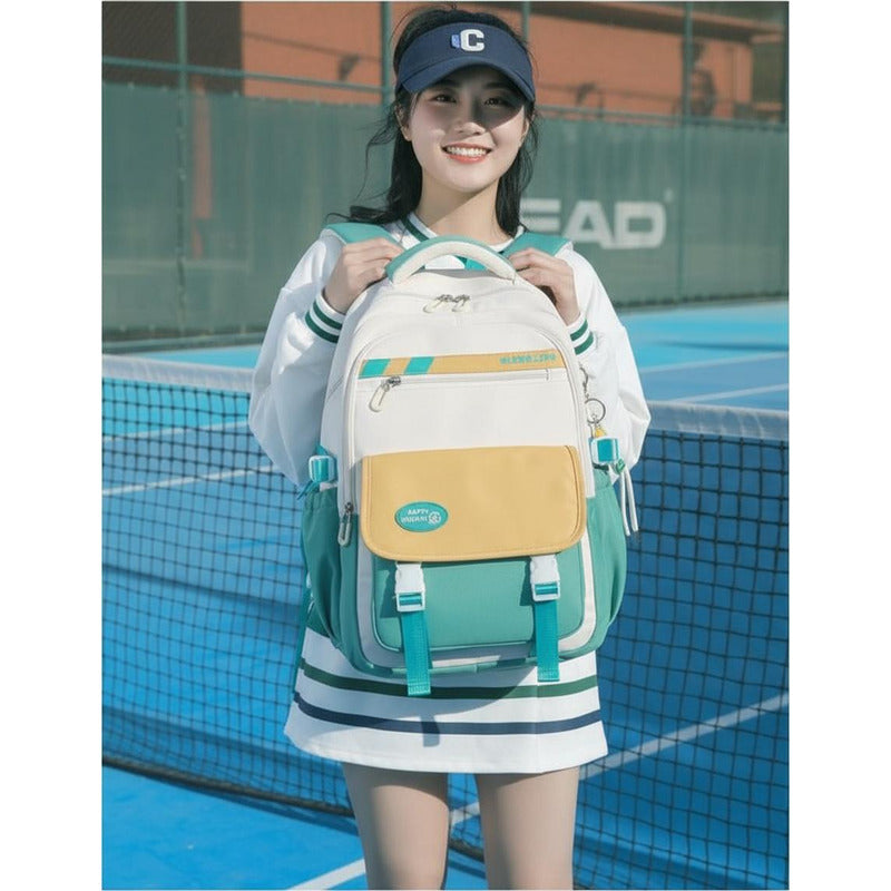 Mochila Escolar Liceal Unisex Impermeable Viaje Jianglida