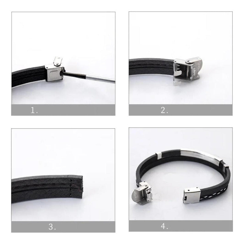 Pulsera Brazalete Con Enchapado Moderna Urbana