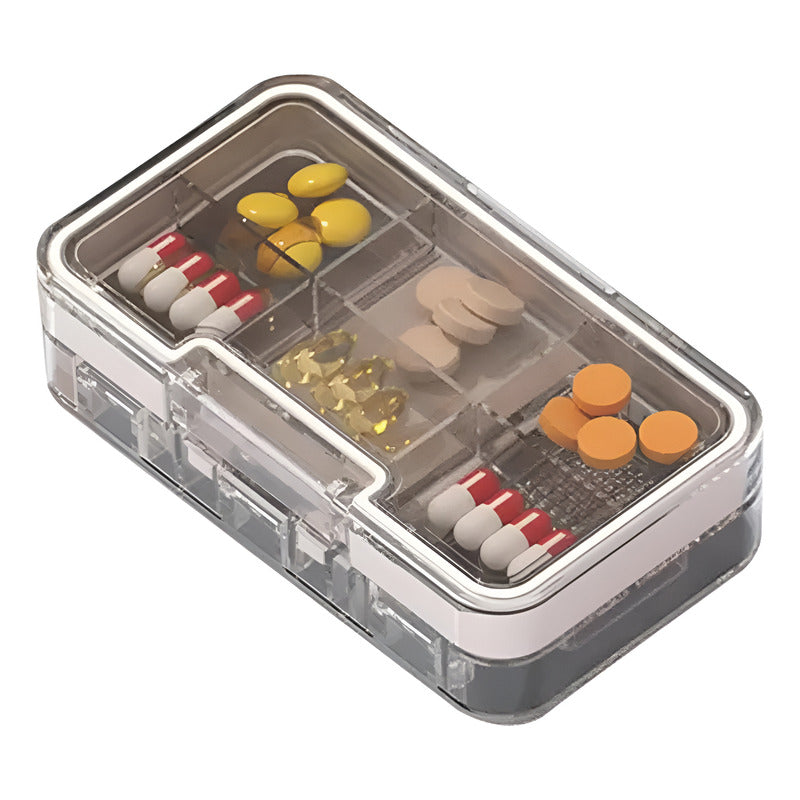 Pastillero Para Medicamentos Corta Y Muele Pastilla Diario