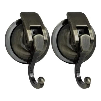 Ganchos Para Toalla X2 Unid Con Ventosa Toallero Baño Cocina