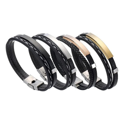 Pulsera Brazalete Con Enchapado Moderna Urbana