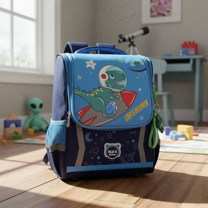Mochila Escolar Infantil Impermeable Unicornio Dinosaurio