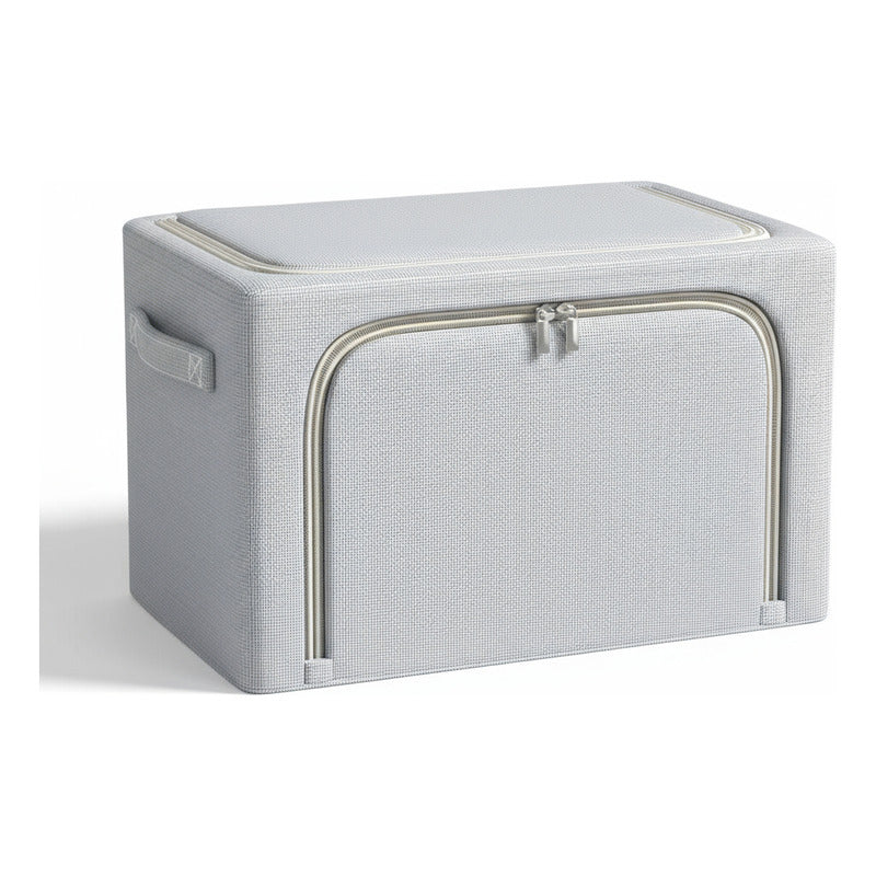 Caja Organizadora De Ropa Multiuso Para Ropero 50x40x33cm Gris