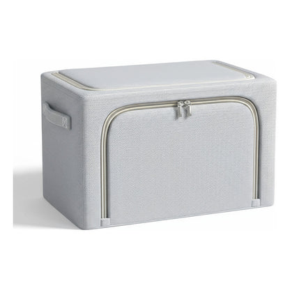 Caja Organizadora De Ropa Multiuso Para Ropero 50x40x33cm Gris