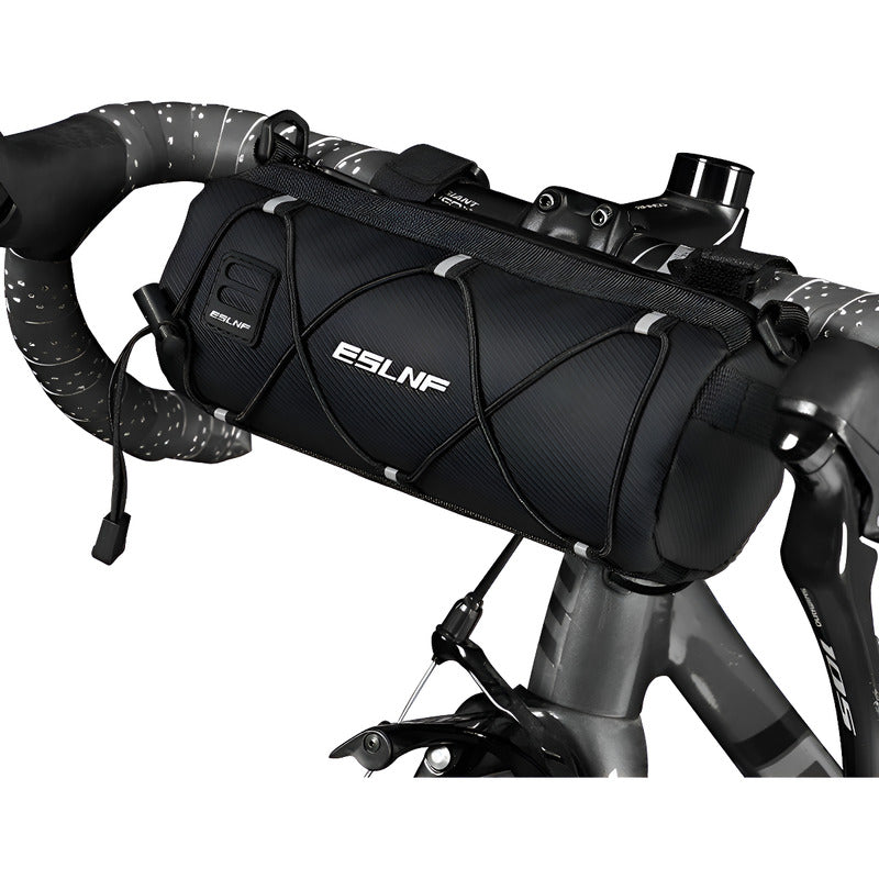 Bolso De Bici Bicicleta Impermeable Para Cuadro Y Manillar Negro