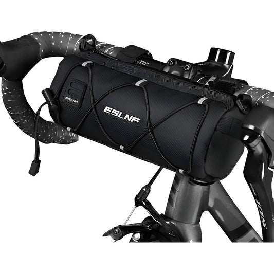 Bolso De Bici Bicicleta Impermeable Para Cuadro Y Manillar Negro