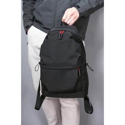 Mochila Escolar Facultad Liceal Impermeable Viaje Lisa Urban Negro Liso