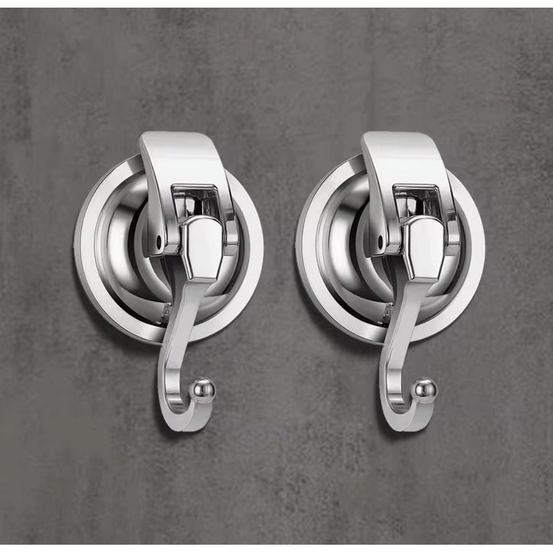 Ganchos Para Toalla X2 Unid Con Ventosa Toallero Baño Cocina